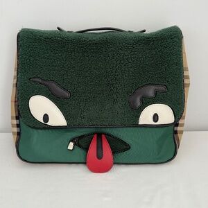 Burberry Children's backpack with a monster.